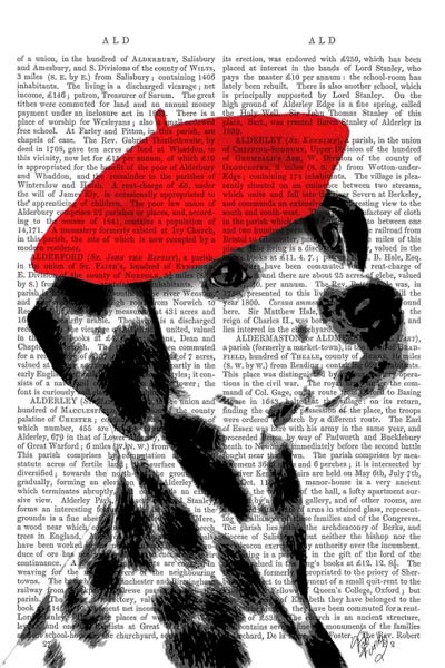 Dalmatians: Dalmatian With Red Beret II by Fab Funky