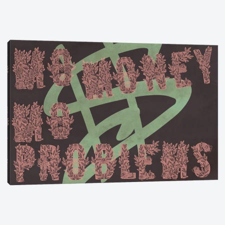 Mo Flowers, Mo Problems Canvas Print #FOB8} by 5by5collective Canvas Art