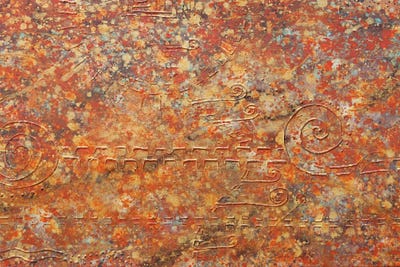 Goldenite by Fred Odle metal wall art