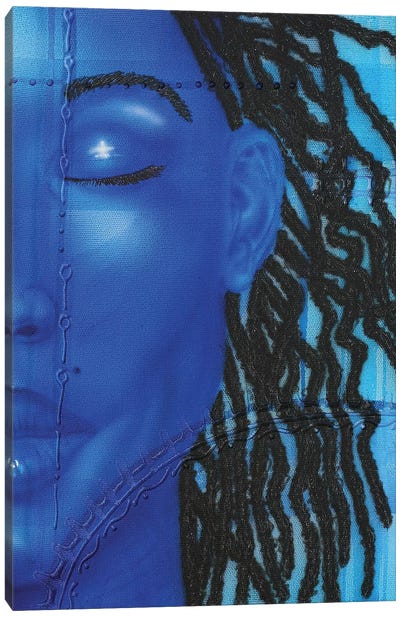 Azul Canvas Art Print - African Heritage Art