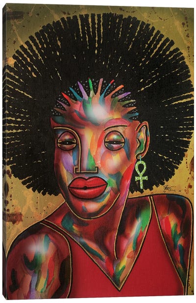 Afrodyeti Canvas Art Print - Fred Odle