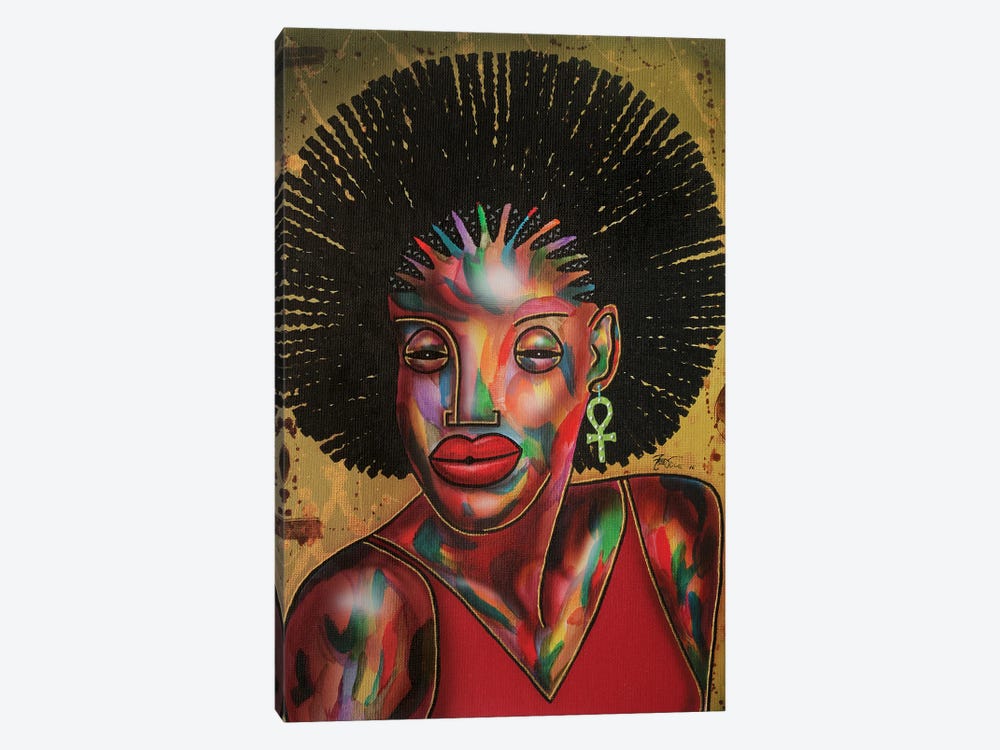 Afrodyeti by Fred Odle 1-piece Canvas Print