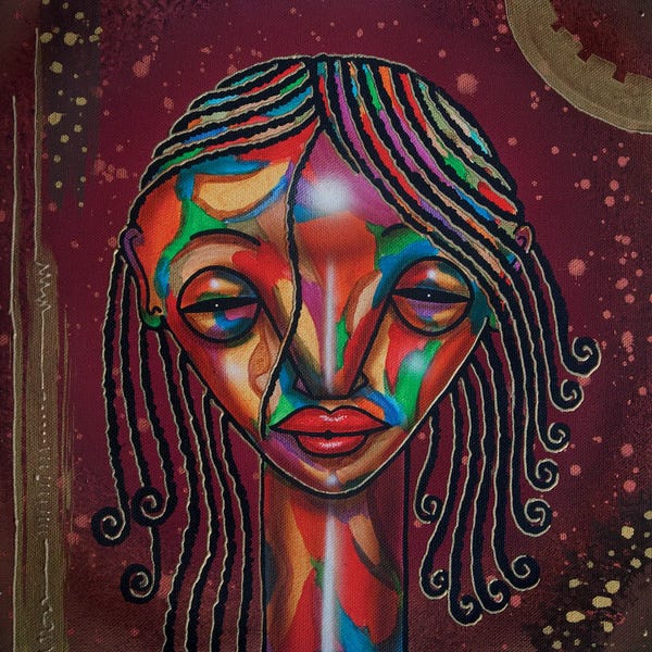 African Heritage: Girl With Curlz by Fred Odle