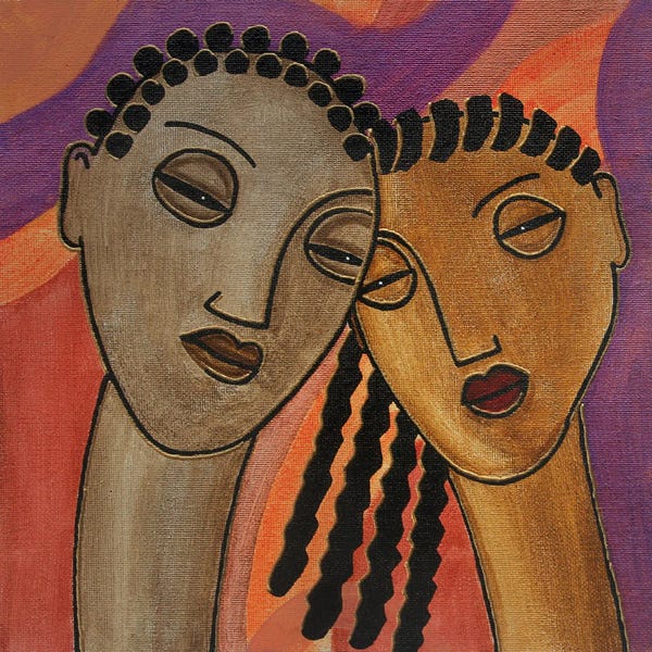 Fred Odle: Girl And Boy by Fred Odle