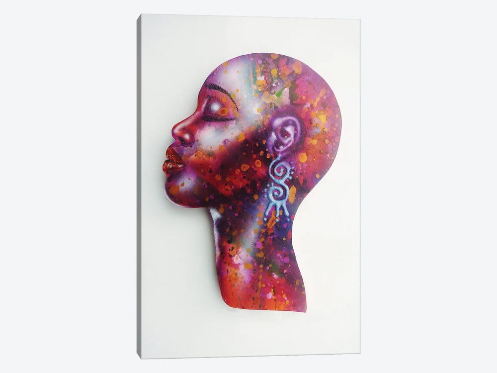 Bald Girl by Fred Odle 1-piece Canvas Wall Art