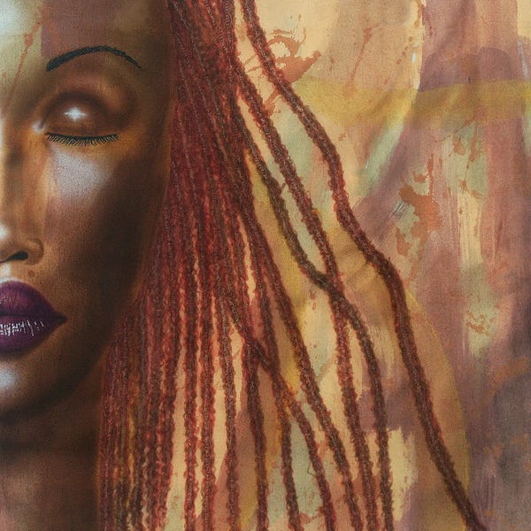 Girl With Red Locs Ver. II
