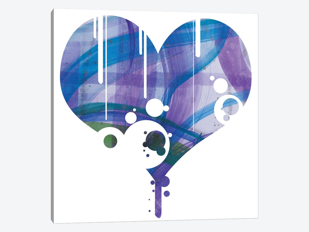 Purple Heart by Fred Odle 1-piece Canvas Print