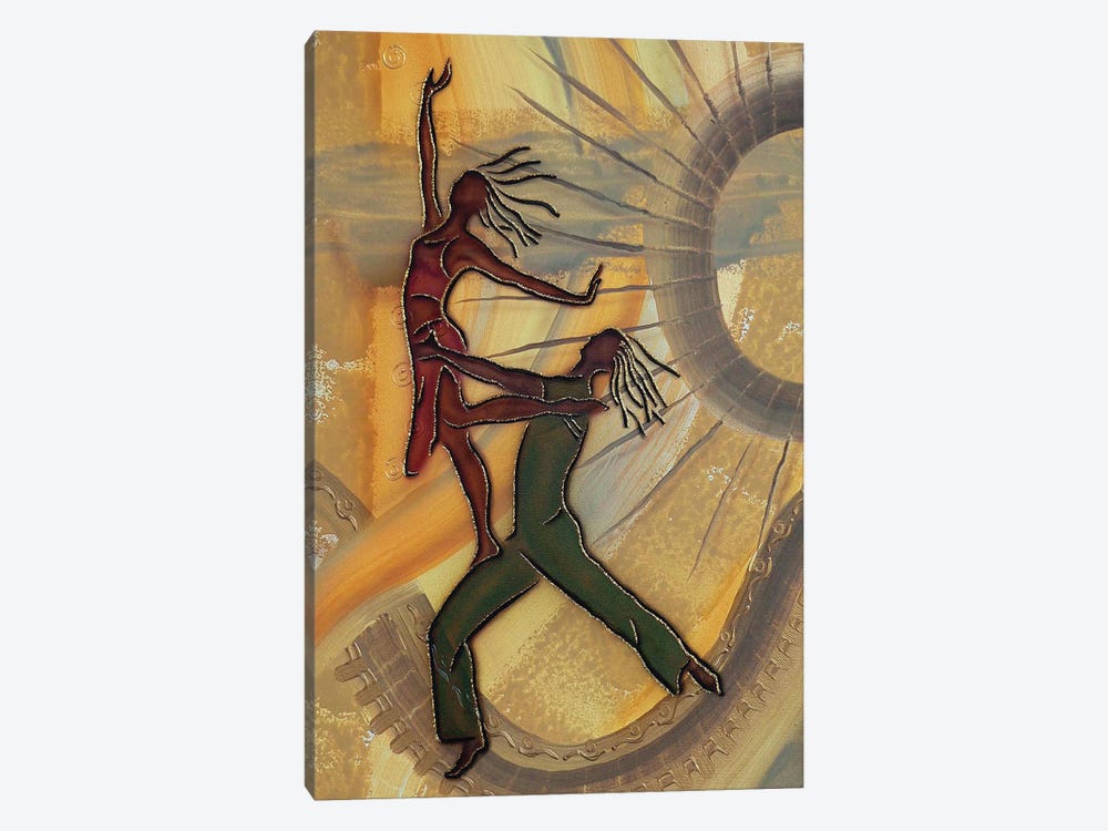 Dancers by Fred Odle 1-piece Canvas Artwork