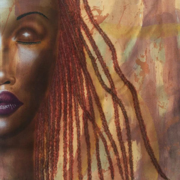 Fred Odle: Girl With Red Locs by Fred Odle