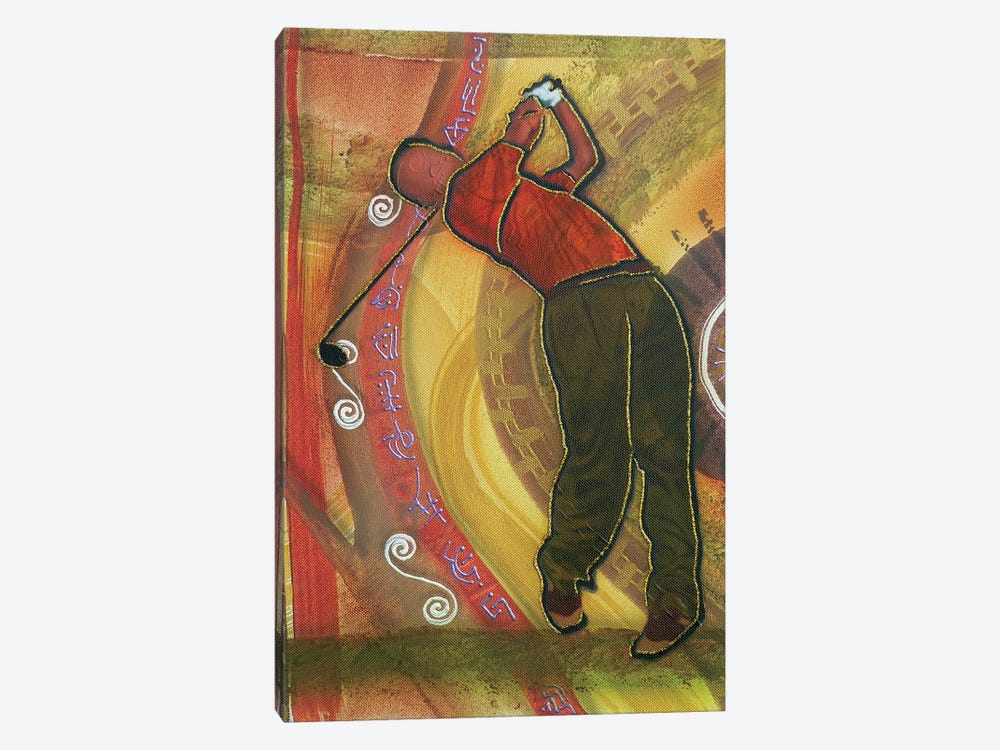 Golfer by Fred Odle 1-piece Canvas Artwork