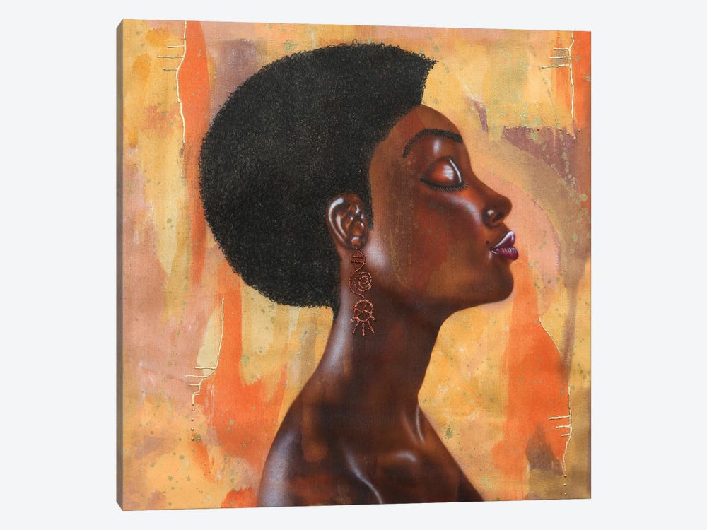 I Luv My Hair by Fred Odle 1-piece Canvas Artwork
