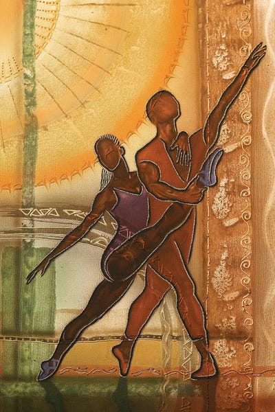 In Tandem by Fred Odle metal wall art