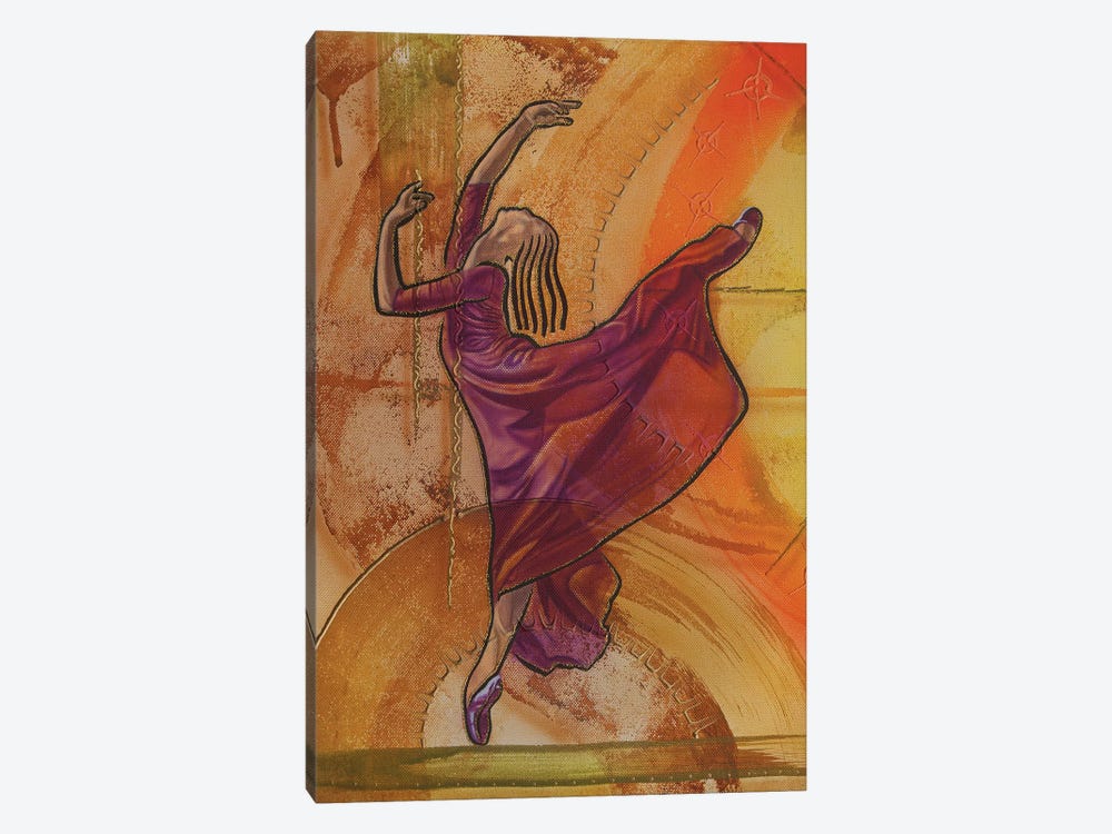 Joy Of Dancing II by Fred Odle 1-piece Canvas Print