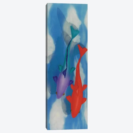 Koi Canvas Print #FOD51} by Fred Odle Canvas Art