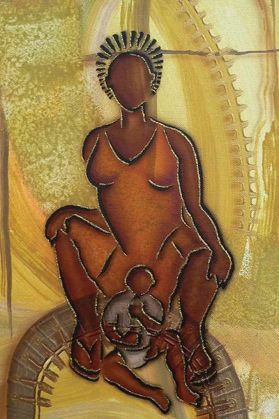 Fred Odle: Mother And Child by Fred Odle
