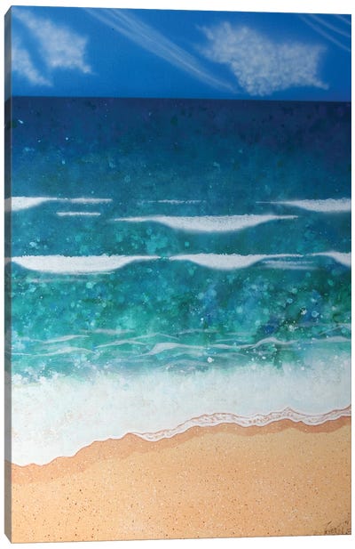 Seascape Abstract I Canvas Art Print - Art by Black Artists