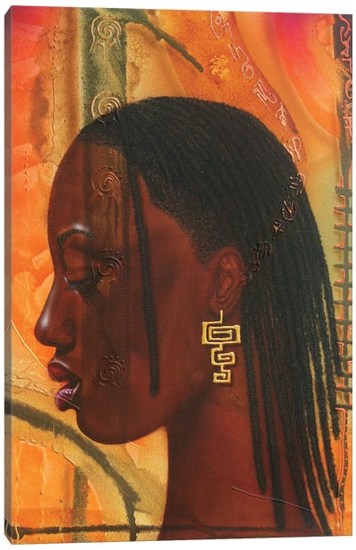 Sungirl Canvas Art Print - Art by Black Artists