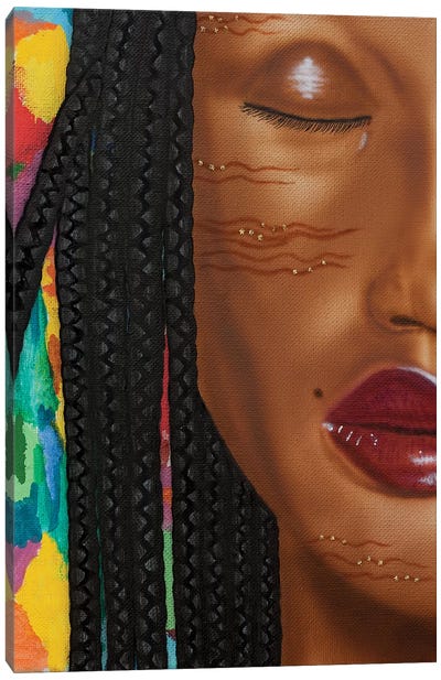 The Golden One Canvas Art Print - Art by Black Artists