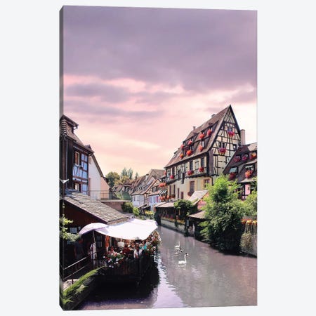One Lifetime Pink Sunset, Colmar, France Canvas Print #FOL14} by Florian Olbrechts Canvas Art Print