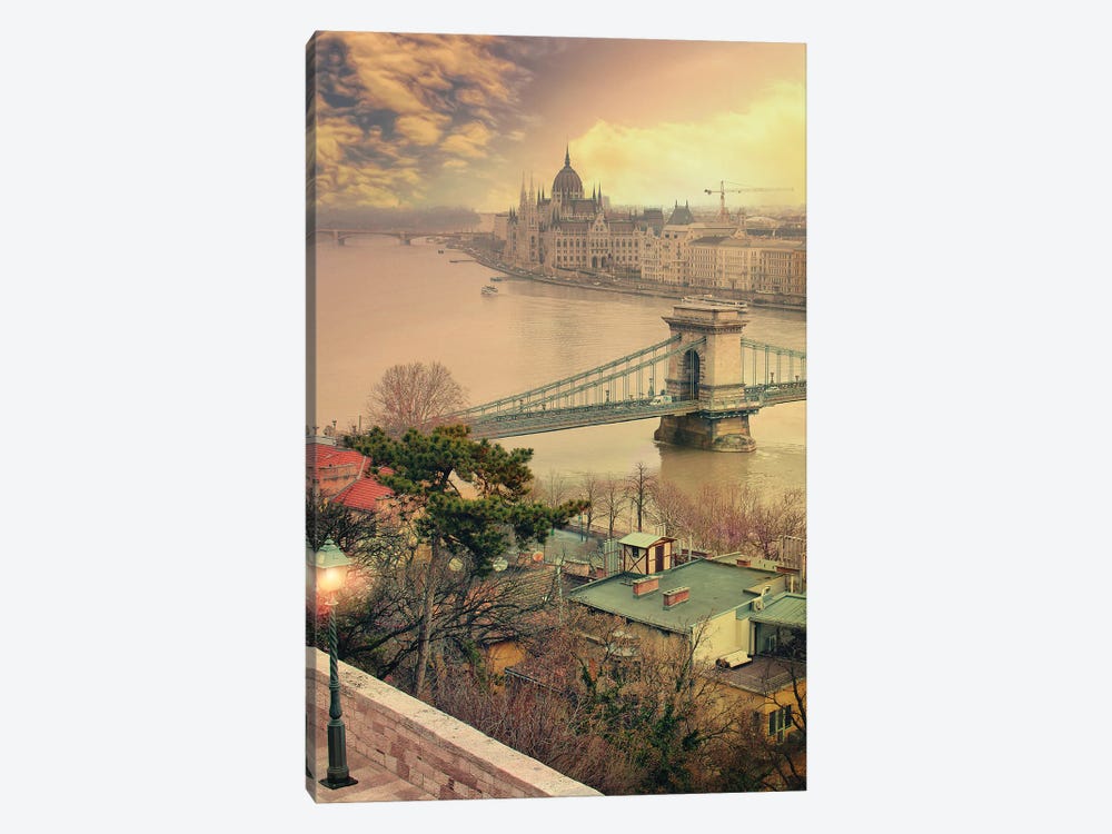 One More Light, Budapest by Florian Olbrechts 1-piece Art Print