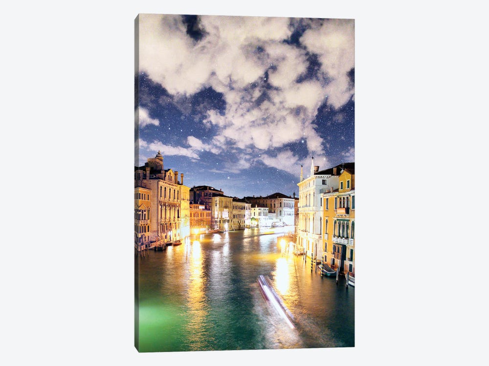 The Night In Venice Reveals Dreamy Skies by Florian Olbrechts 1-piece Canvas Artwork