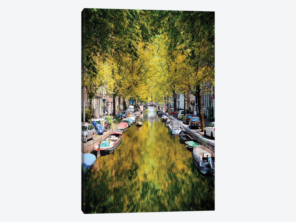 Weight Anchor In A Tree Tunnel, Amsterdam by Florian Olbrechts 1-piece Canvas Wall Art