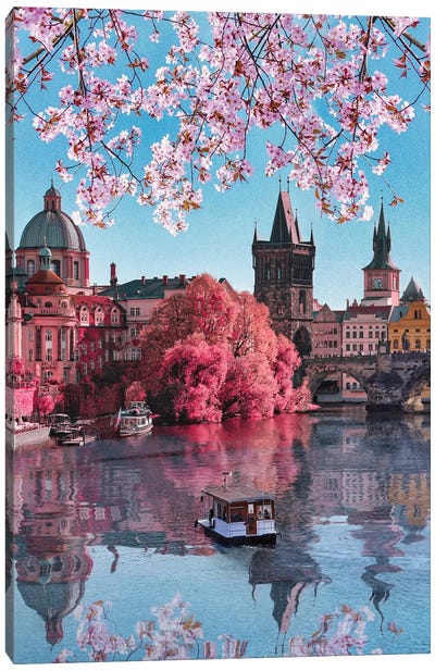 Spring In Prague Canvas Art Print - Czech Republic