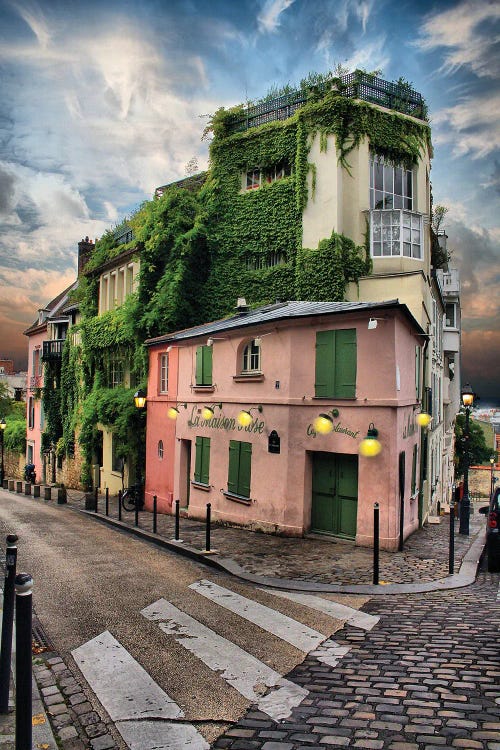 La Maison Rose, Montmatre, Paris