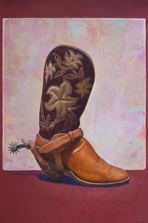 Boot And Spur by Frank Ordaz wall art