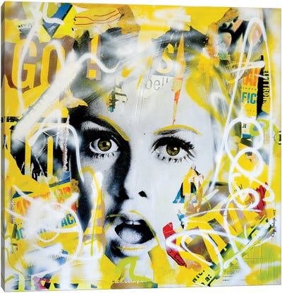 The Ball Is In Your Court Canvas Art Print - Twiggy
