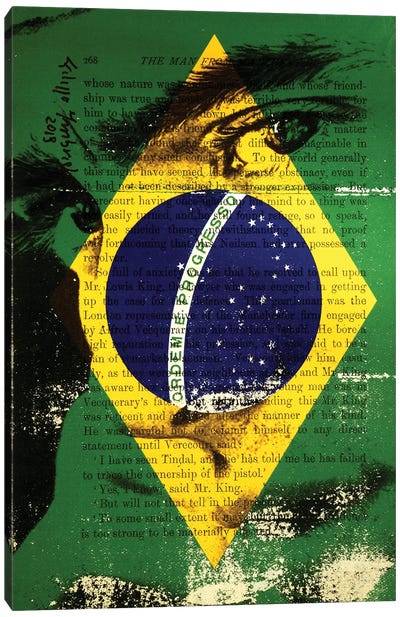 Ayrton Senna Canvas Art Print - Ayrton Senna da Silva