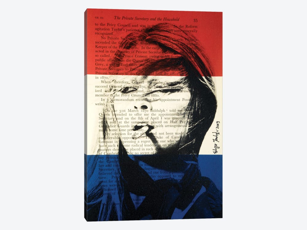 Brigitte Bardot by Filippo Imbrighi 1-piece Canvas Print