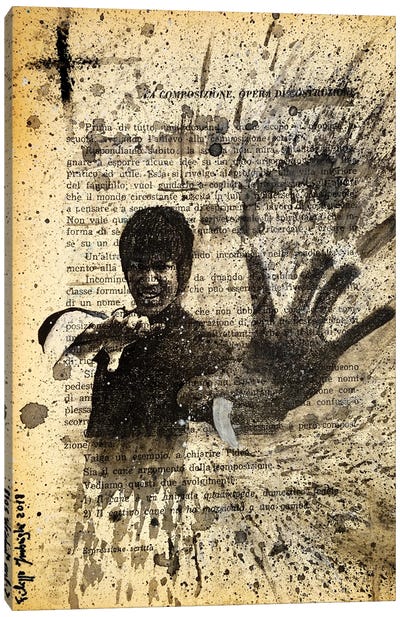 Bruce Canvas Art Print - Bruce Lee