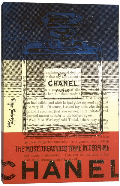 Chanel Canvas Art Print - Hot Off the Presses