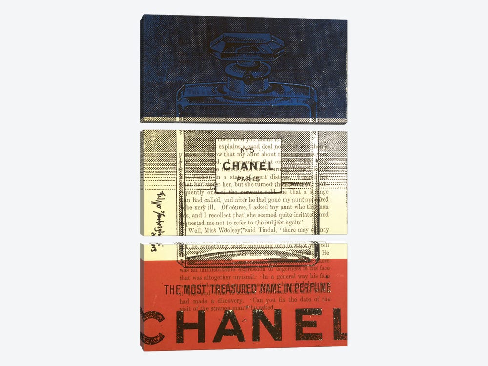 Chanel by Filippo Imbrighi 3-piece Canvas Artwork