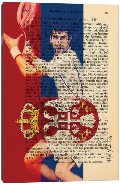Novak Djokovic Canvas Art Print - Filippo Imbrighi