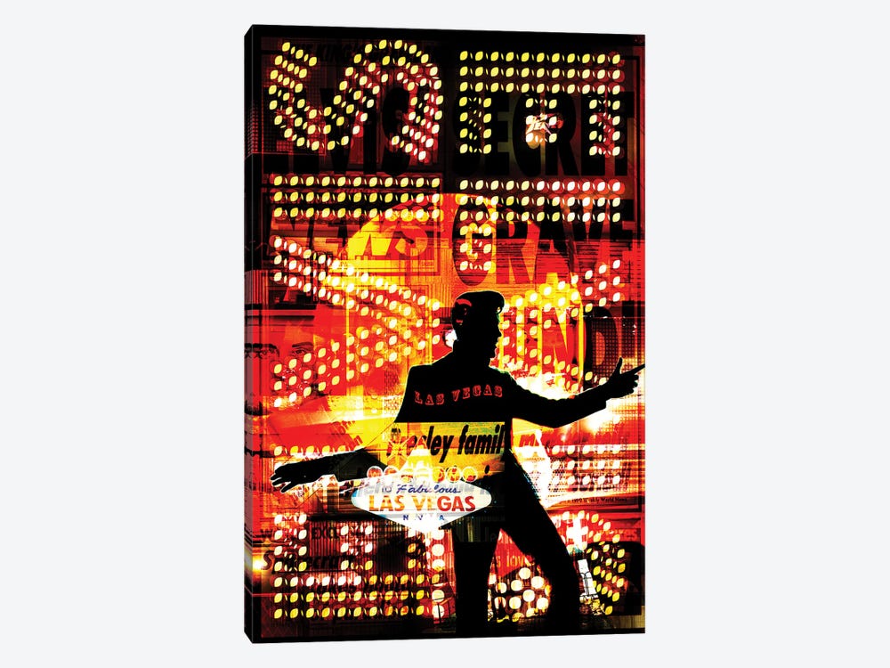 Elvis by Filippo Imbrighi 1-piece Canvas Art