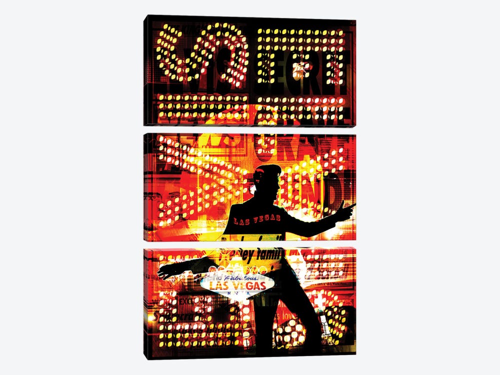 Elvis by Filippo Imbrighi 3-piece Canvas Artwork