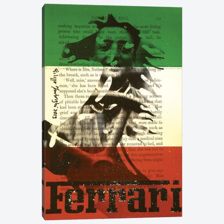 Enzo Ferrari Canvas Print #FPI27} by Filippo Imbrighi Canvas Wall Art