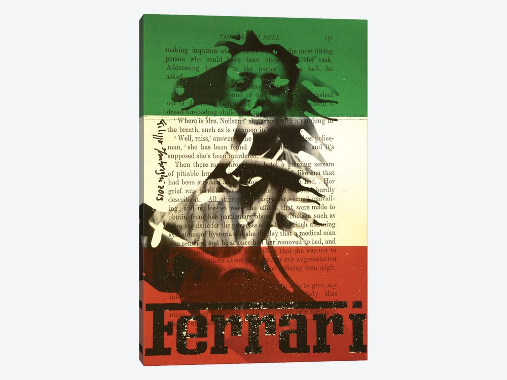 Enzo Ferrari by Filippo Imbrighi 1-piece Canvas Art Print