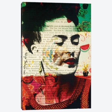 Frida Kahlo Canvas Print #FPI29} by Filippo Imbrighi Canvas Art Print