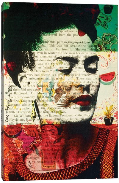 Frida Kahlo Canvas Art Print - Filippo Imbrighi