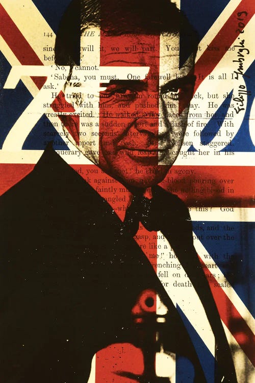 James Bond V by Filippo Imbrighi wall art