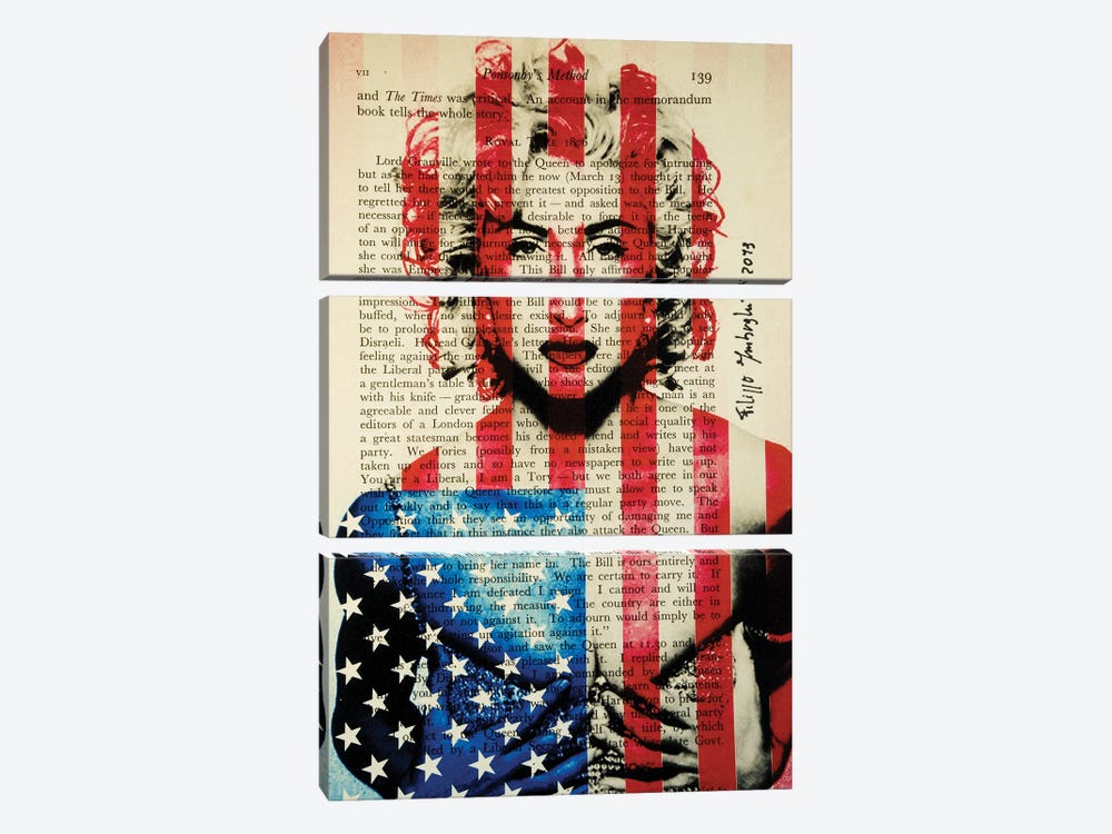 Madonna by Filippo Imbrighi 3-piece Canvas Art Print