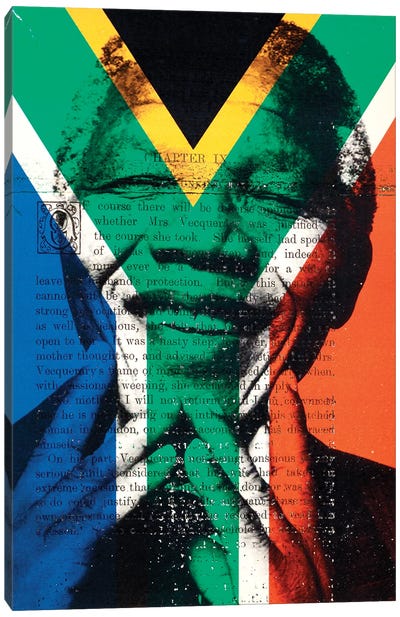 Nelson Canvas Art Print - Nelson Mandela
