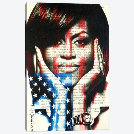 Michelle Obama Canvas Print #FPI46} by Filippo Imbrighi Canvas Artwork
