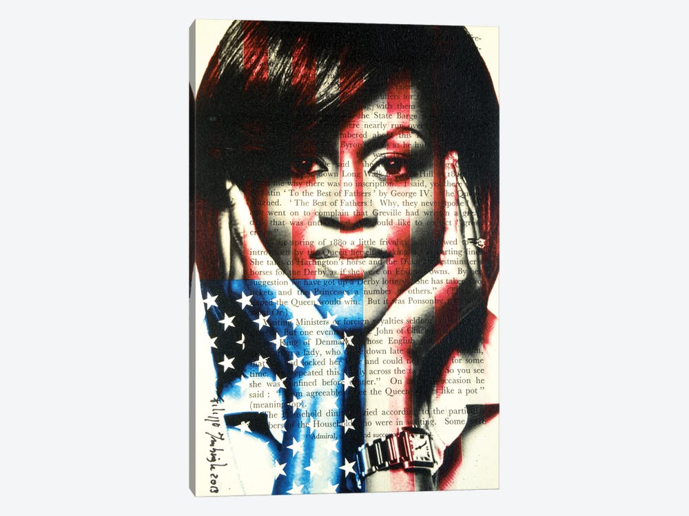 Michelle Obama by Filippo Imbrighi 1-piece Canvas Art
