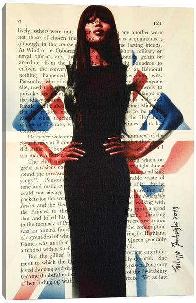 Naomi Campbell Canvas Art Print - Filippo Imbrighi