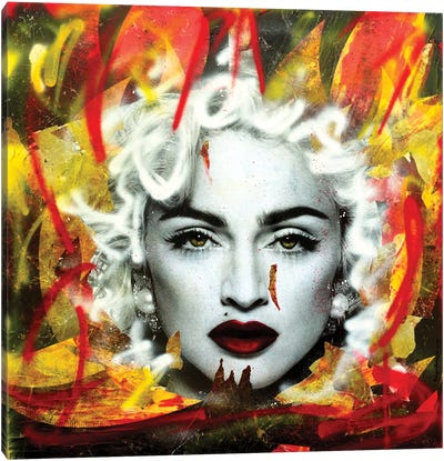 In For A Penny, In For A Pound Canvas Art Print - Madonna