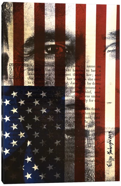 Obama Canvas Art Print - Filippo Imbrighi